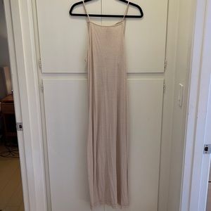 Free People Beach Maxi dress boho tan medium